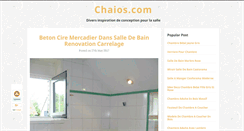 Desktop Screenshot of chaios.com