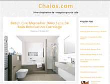 Tablet Screenshot of chaios.com